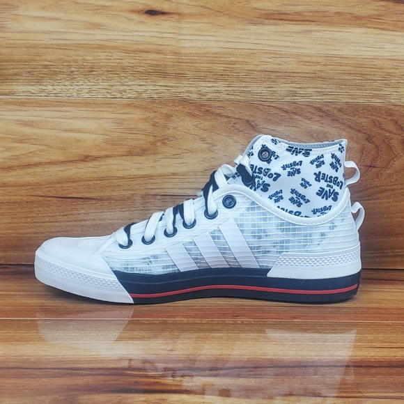 Adidas Originals Nizza Hi DL 'Save The Lobster' GY5340 White Mens Size 8/ Wmns 9 - Picture 8 of 11
